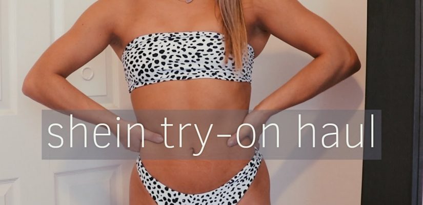 shein bikini unboxing + try-on haul | swimwear worth your $$$
