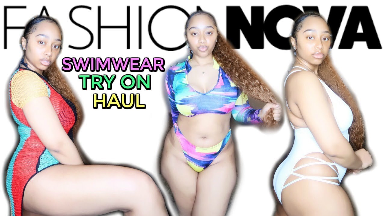 Thick Girl Swimwear Try-on Haul | Fashion Nova
