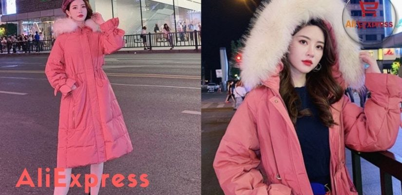 Women's clothing AliExpress  Winter Jacket Coats Outwear Padded Fur Collar Long Parka Women