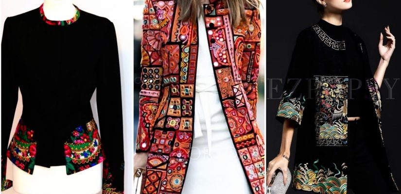 50+ Most trending Floral digital printing Blazer/floral ebroidery Blazer outwear