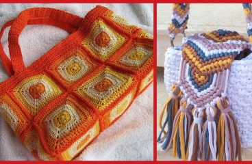 Latest stylish crochet handbag beautiful collection